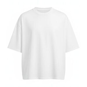 Awdis Mens Boxy Heavyweight Cropped T-Shirt / Arctic White